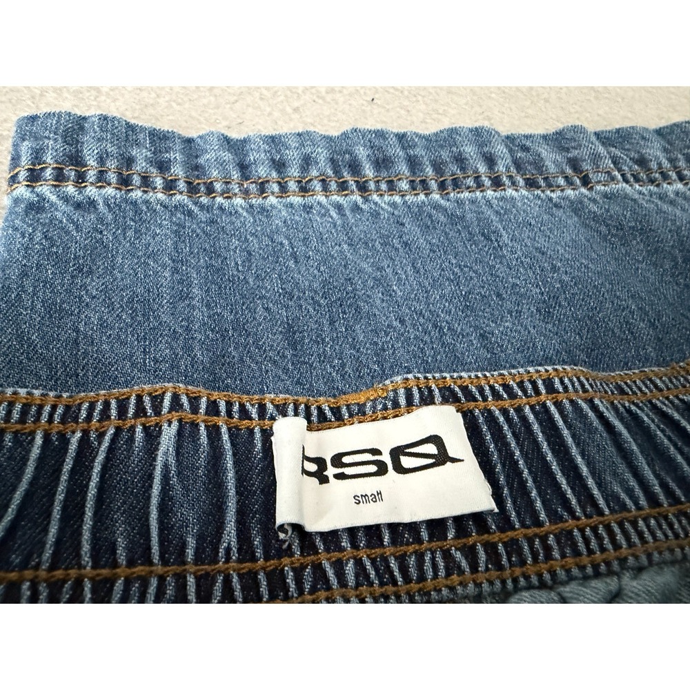 RSQ Jeans Womens S Cargo Baggy Wide Leg Y2K  Skater Streetwear‎ Indie Utility - Picture 12 of 14